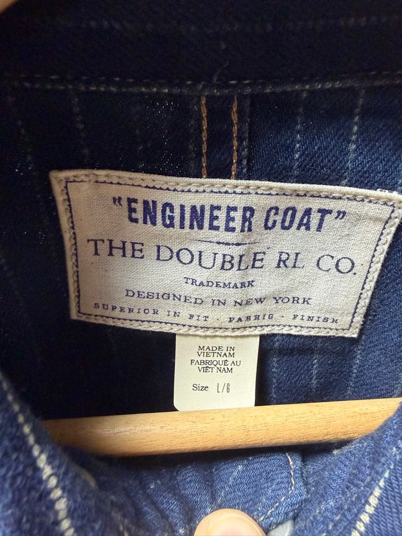 本日最終！極美品！RRL ENGINEER COAT L