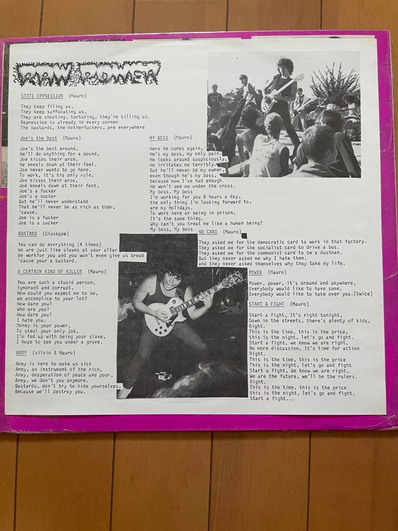 RAW POWER Scream From The Guitter ハードコア