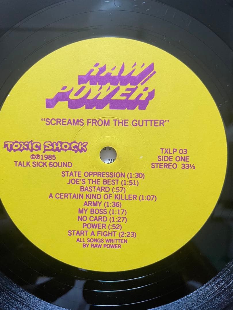 RAW POWER Scream From The Guitter ハードコア