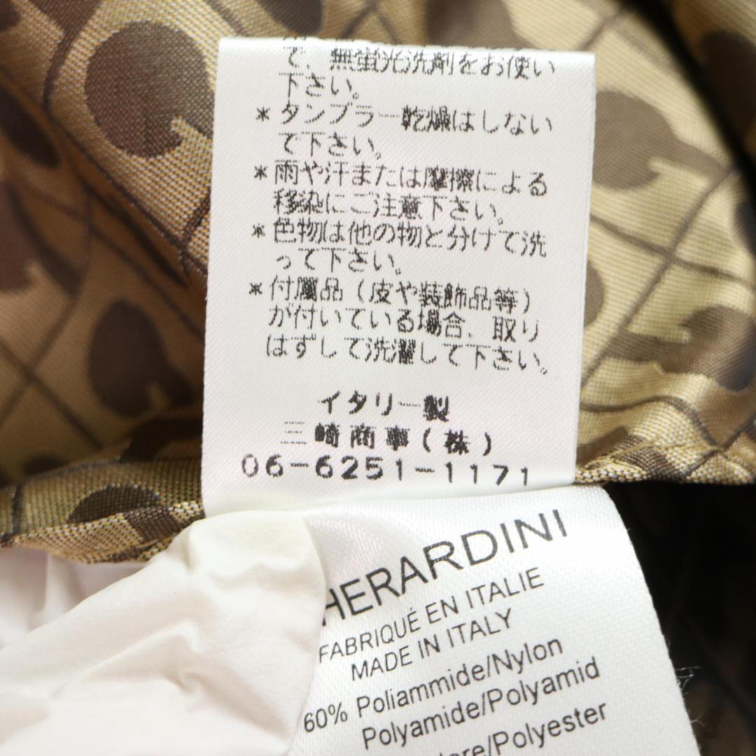 【いつき】ゲラルディーニ スプリングコート Gロゴ総柄ベルト付46 3XL