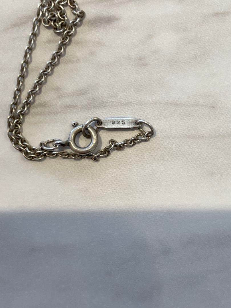 T*】様 Tiffany & Co. 十字架18kネックレス オリジナルポーチ付