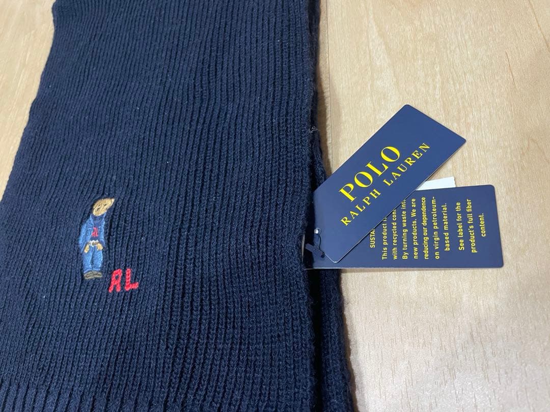 Polo Ralph Lauren ネイビー マフラー