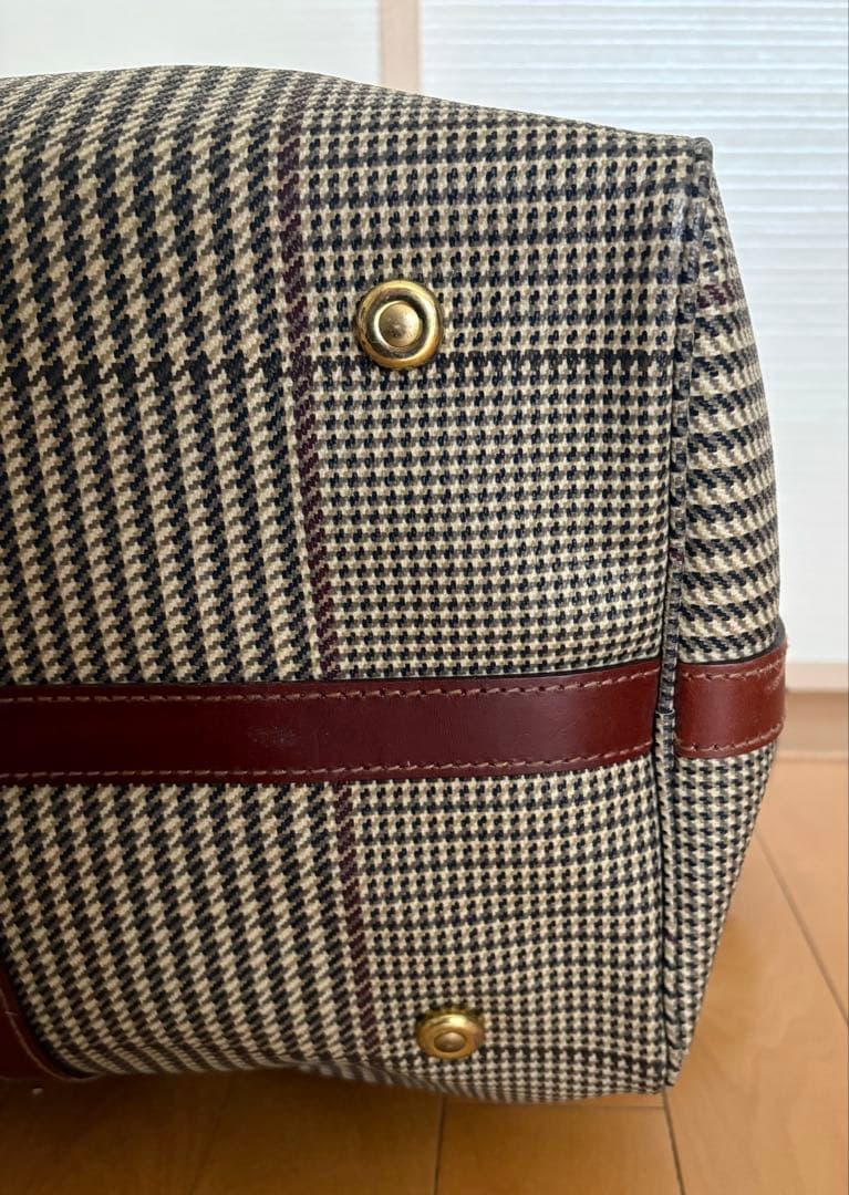 RALPH LAUREN　ラルフローレン　2way　ボストンバッグ　千鳥格子
