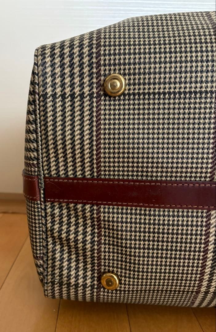 RALPH LAUREN　ラルフローレン　2way　ボストンバッグ　千鳥格子