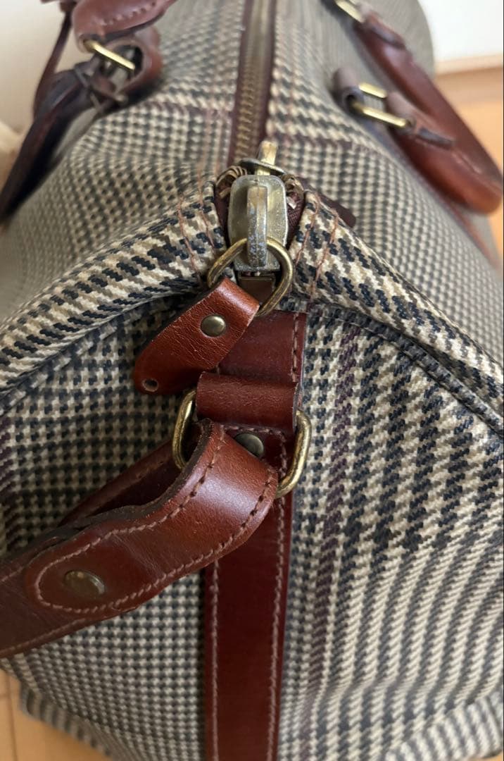 RALPH LAUREN　ラルフローレン　2way　ボストンバッグ　千鳥格子