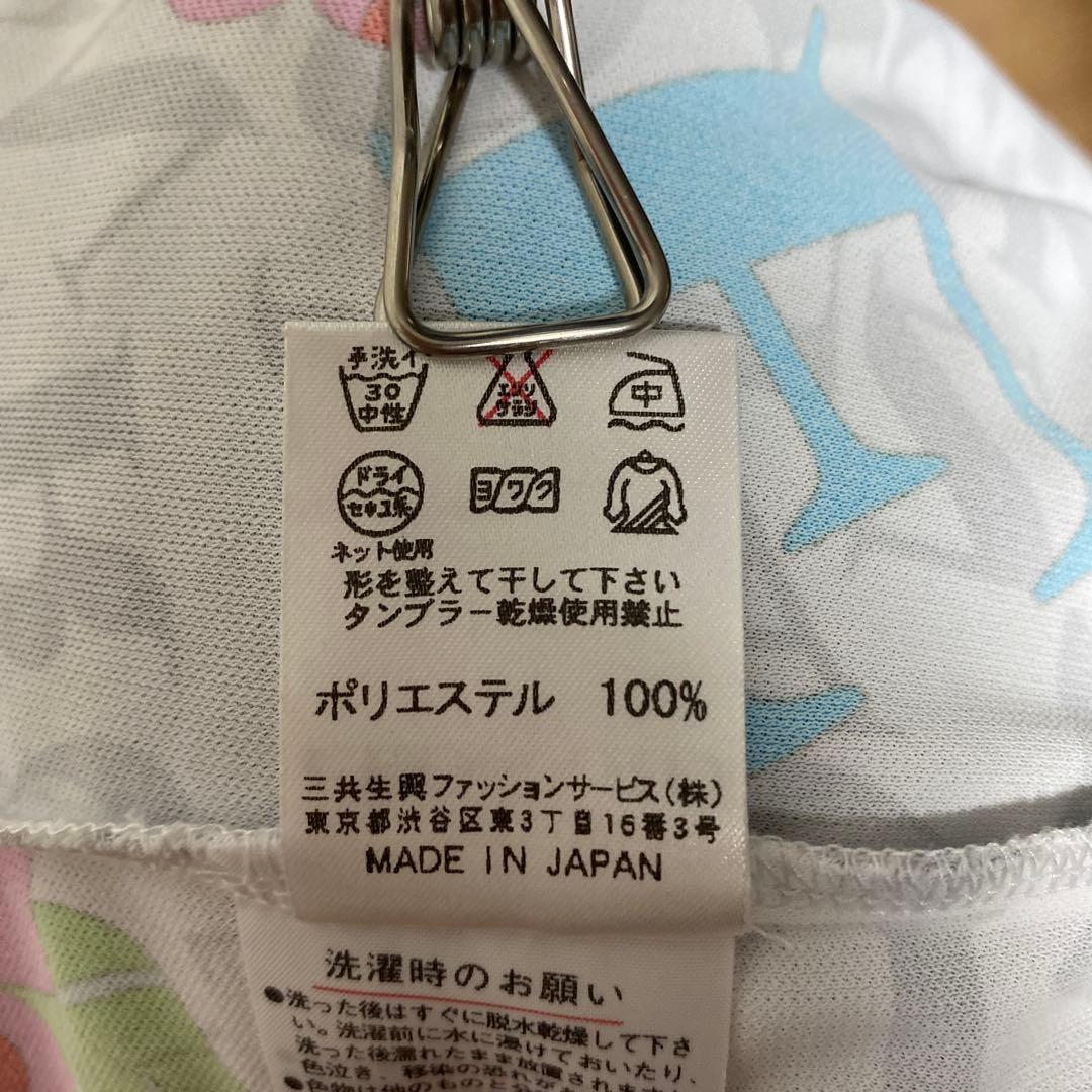 【LEONARD】 レオナール (42) 美品 ポロシャツ 総柄 日本製 半袖