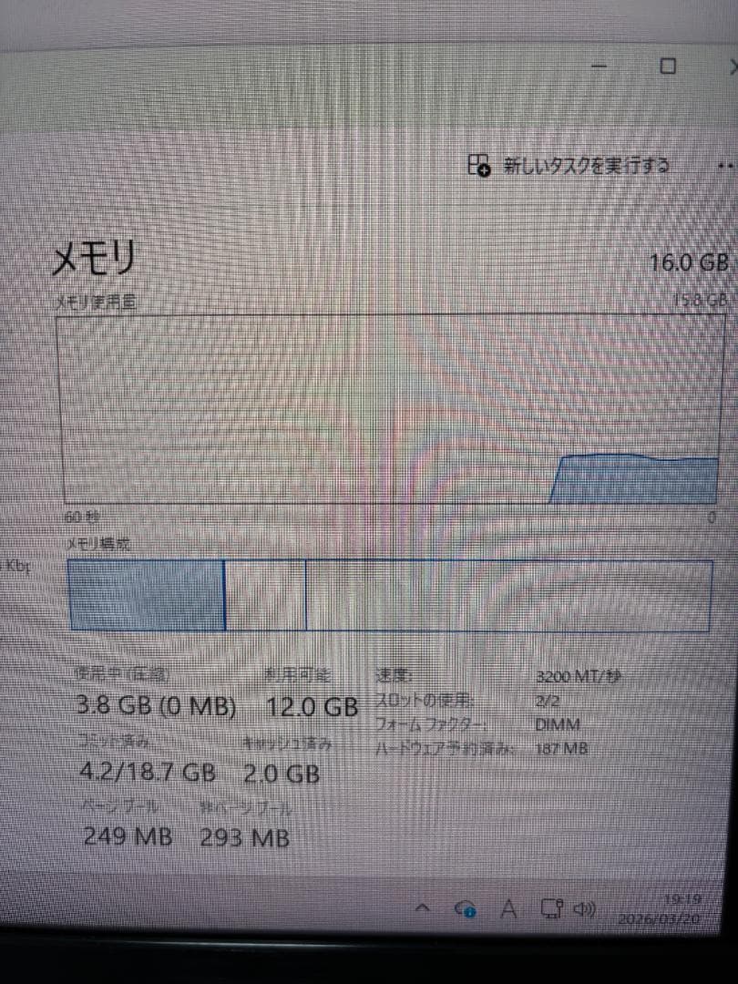Panram DDR4-3200 8GB×2枚 計16GB