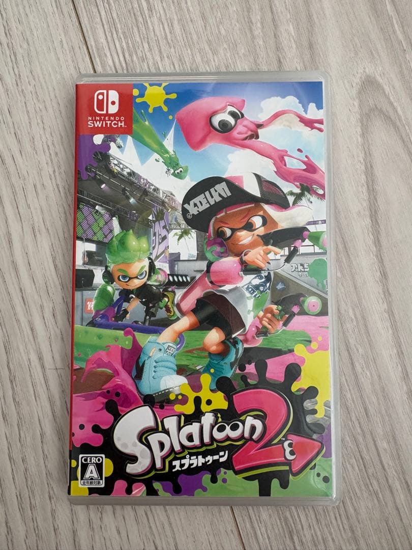 NintendoSwitch 本体 グレー(スプラトゥーン2ソフト付き)