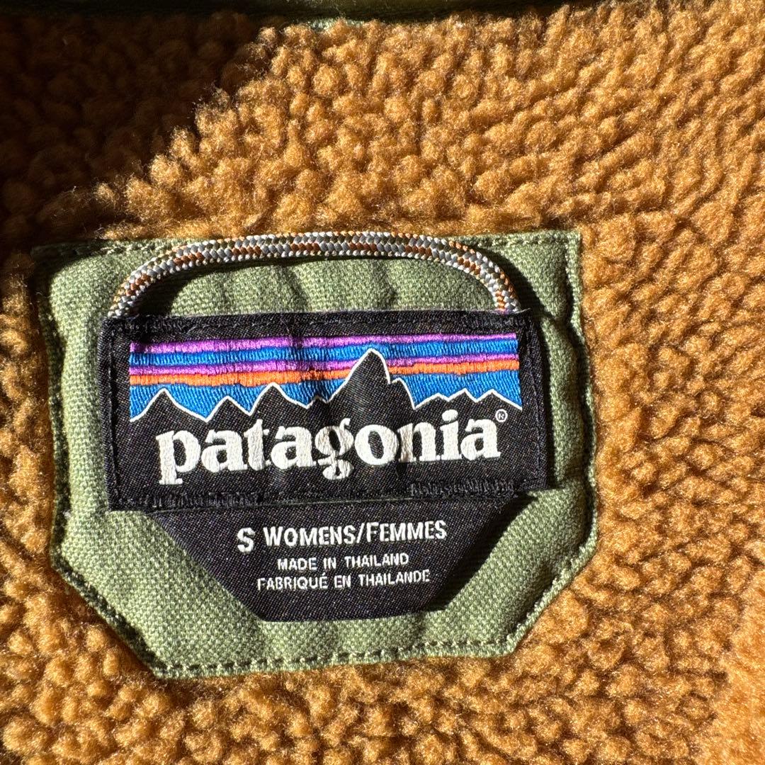 patagonia レディース モッズコート S オリーブ