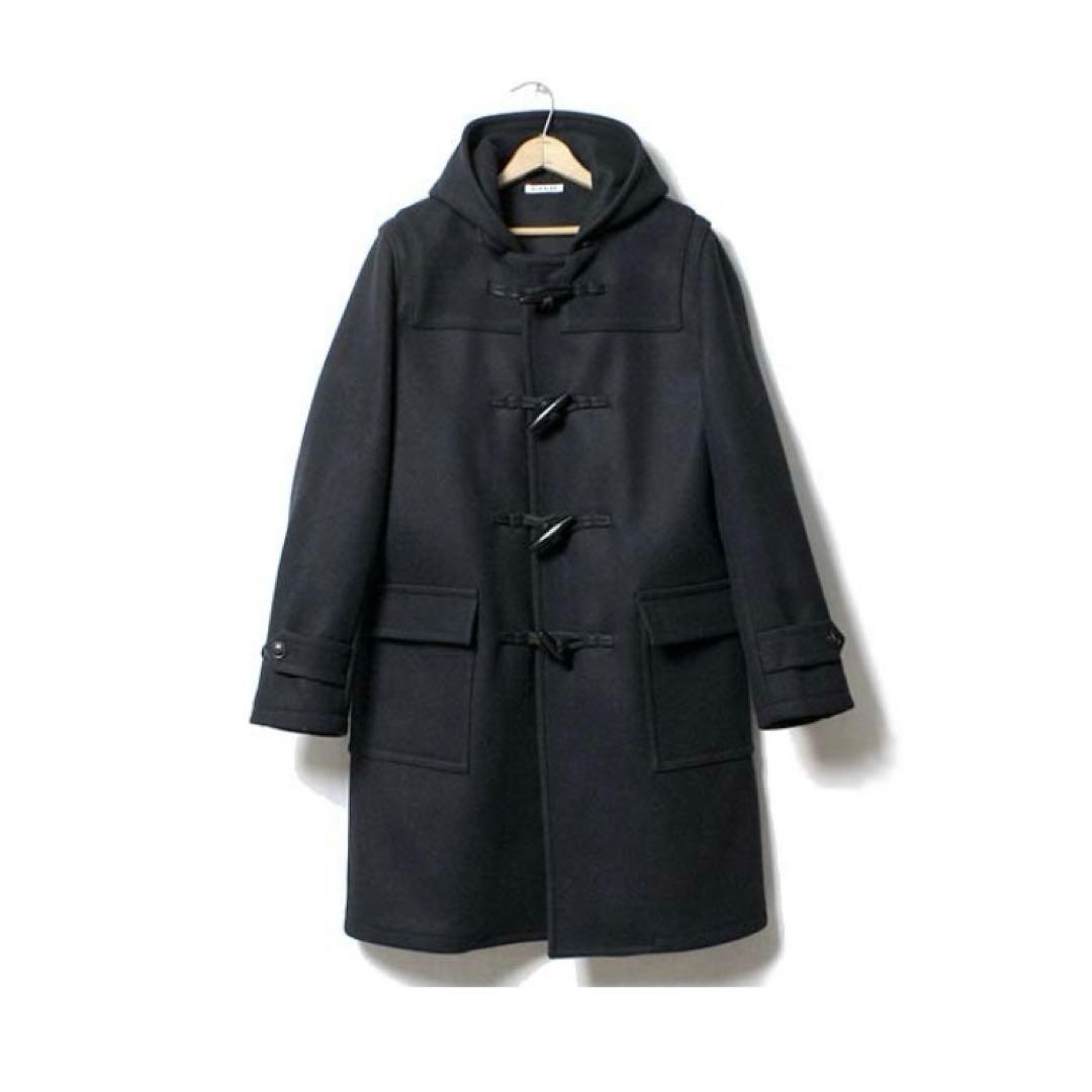 オーラリー HEAVY MELTON DUFFLE ダッフルコート　サイズ3