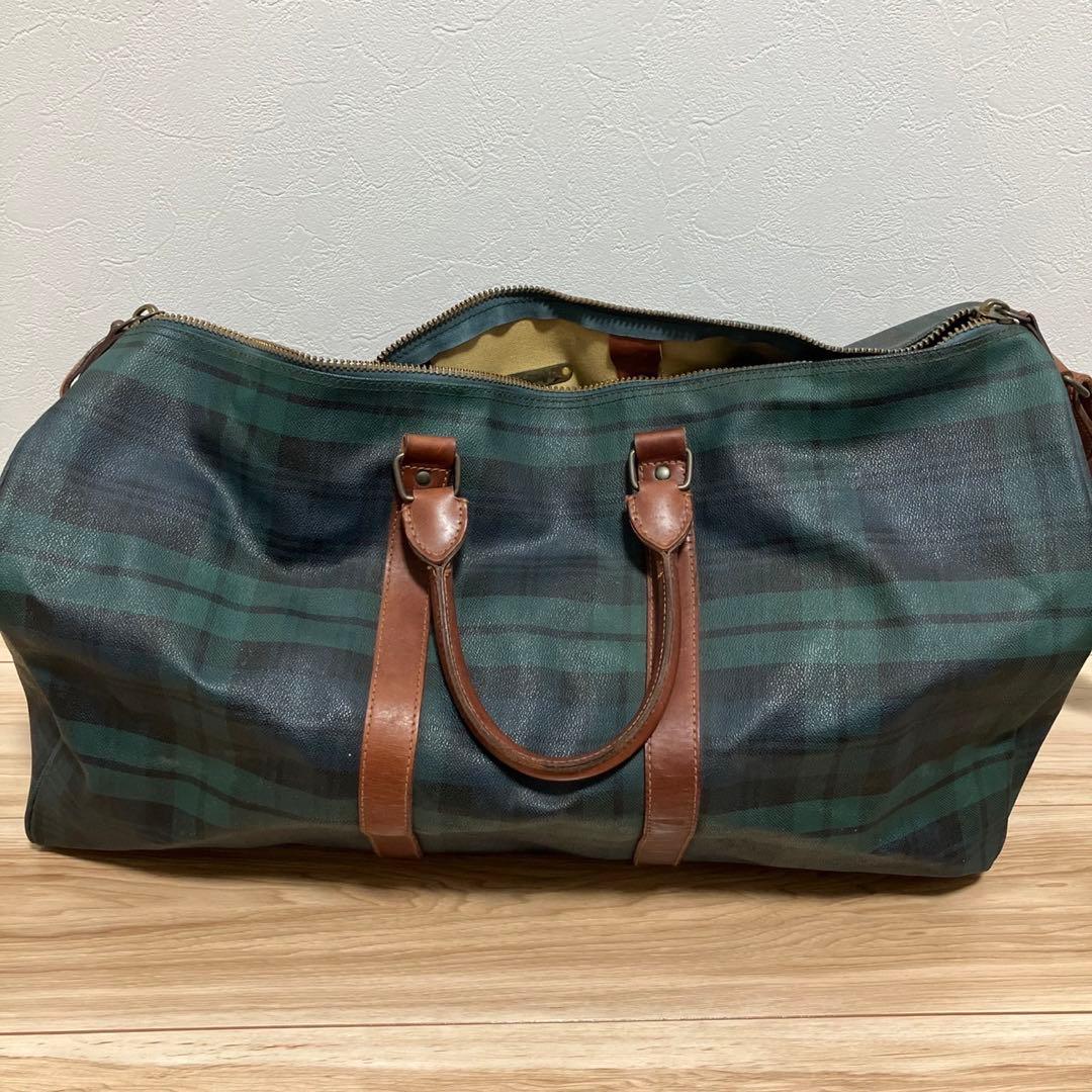 特価品　ラルフローレン　ボストンバッグ　チェック　vintage ヴィンテージ