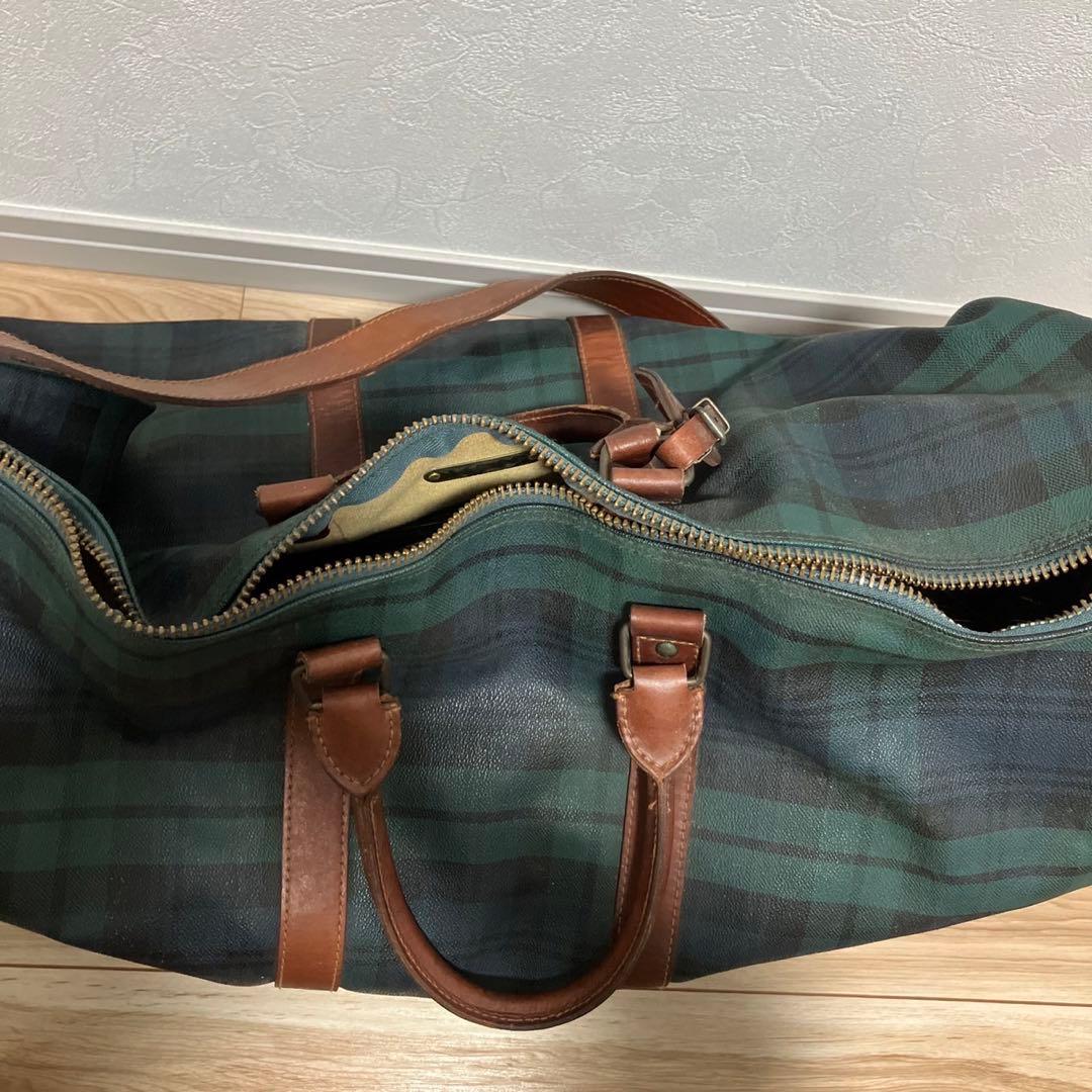 特価品　ラルフローレン　ボストンバッグ　チェック　vintage ヴィンテージ