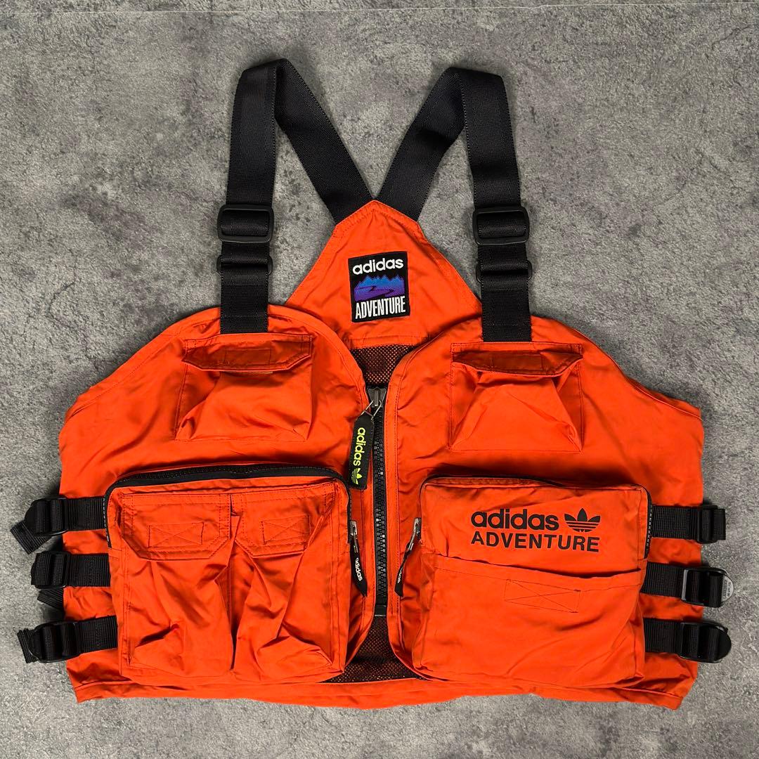 adidas 90s ビンテージ adventure フィッシング ベスト