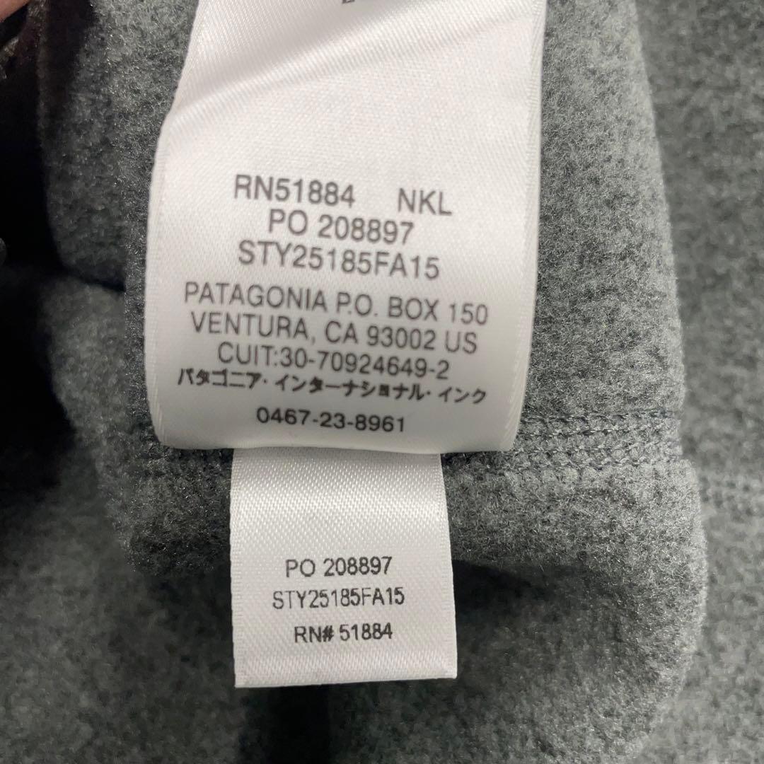 patagonia シンチラフリースベスト　グレー　パタゴニア　ベスト　デッド