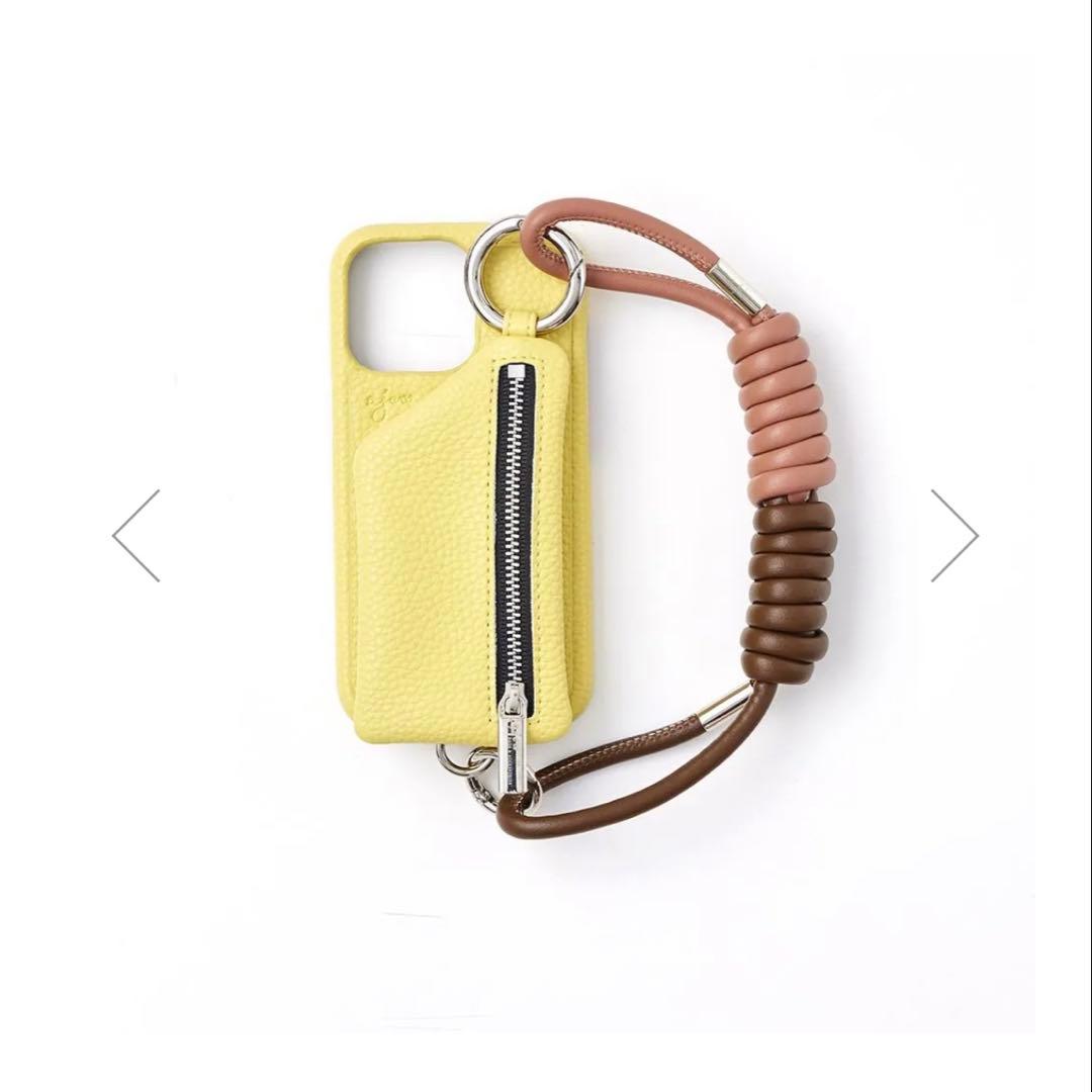 ajew エジュー コイルストラップ ハンドストラップ バイカラー 完売品