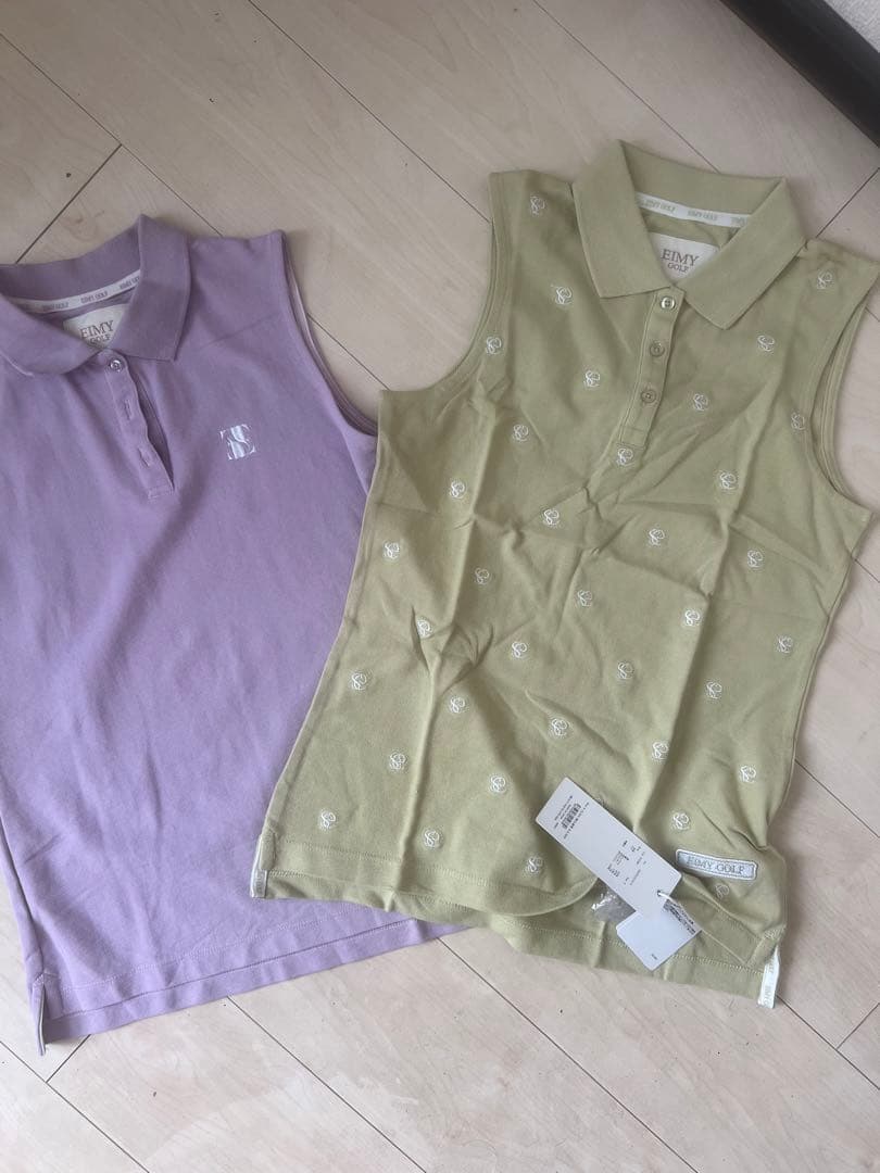 eimy golf ノースリーブポロシャツ セット