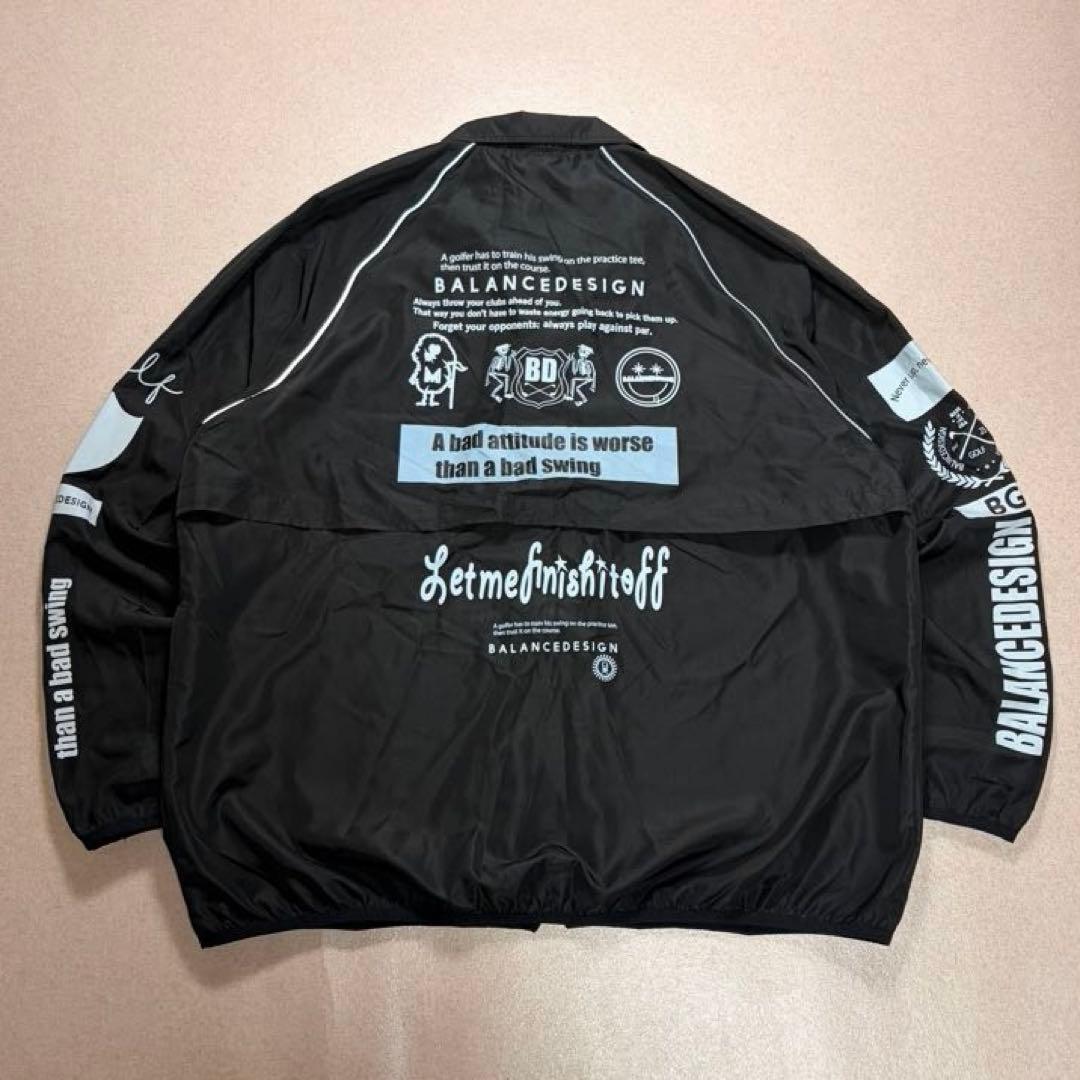 美品 BALANCEDESIGN GOLF Wear Nylon Jacket
