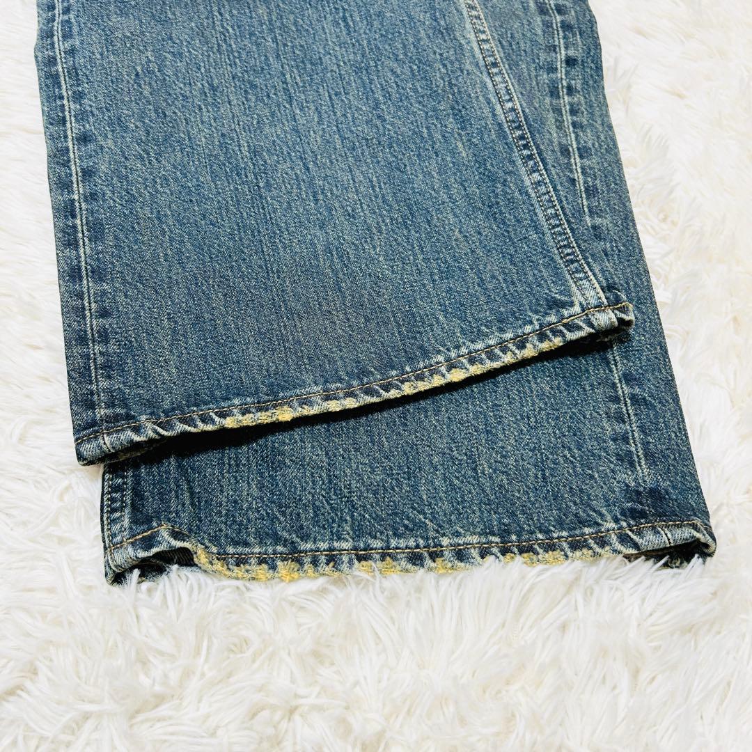 LAGUA GEM CLASSIC WASH TUCK デニム　ブルー　25