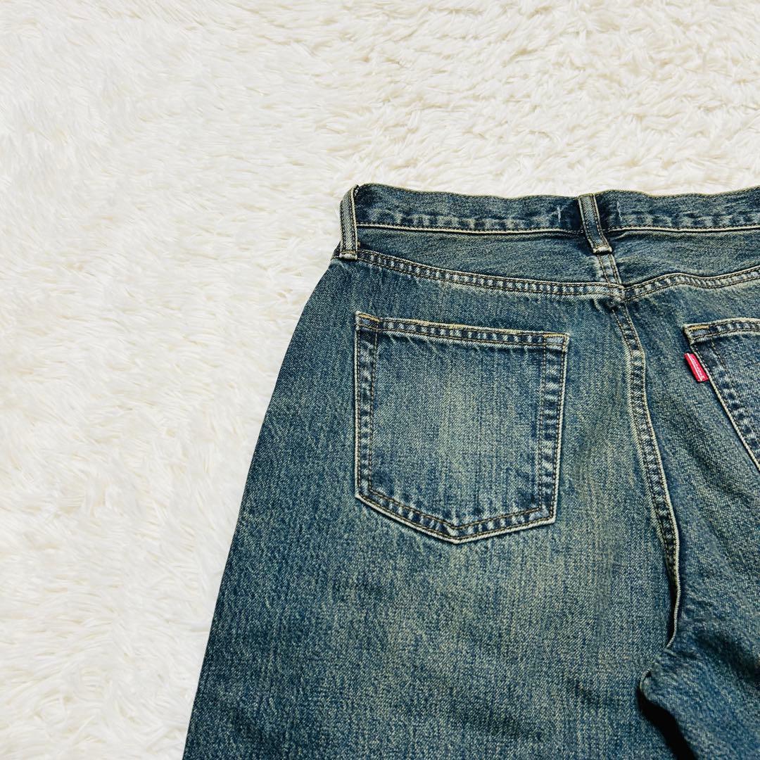 LAGUA GEM CLASSIC WASH TUCK デニム　ブルー　25