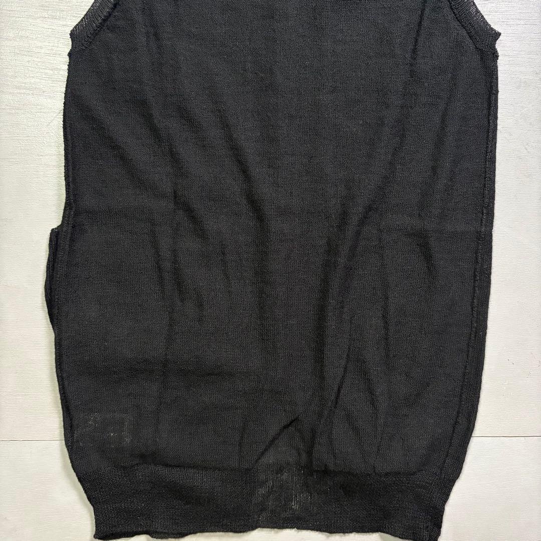 Y's YOHJI YAMAMOTO ベスト　アクリル　ヘンプ　モード　3サイズ