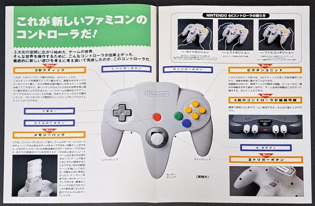 NINTENDO64 ニンテンドー64　チラシ　非売品　レア　任天堂