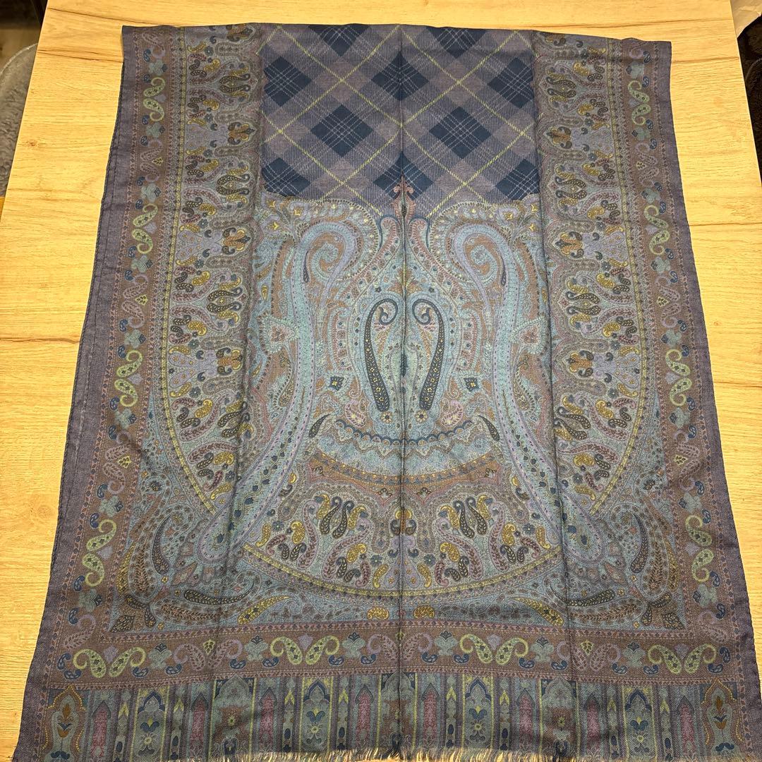 ETROエトロ　ペイズリー　大判ストール