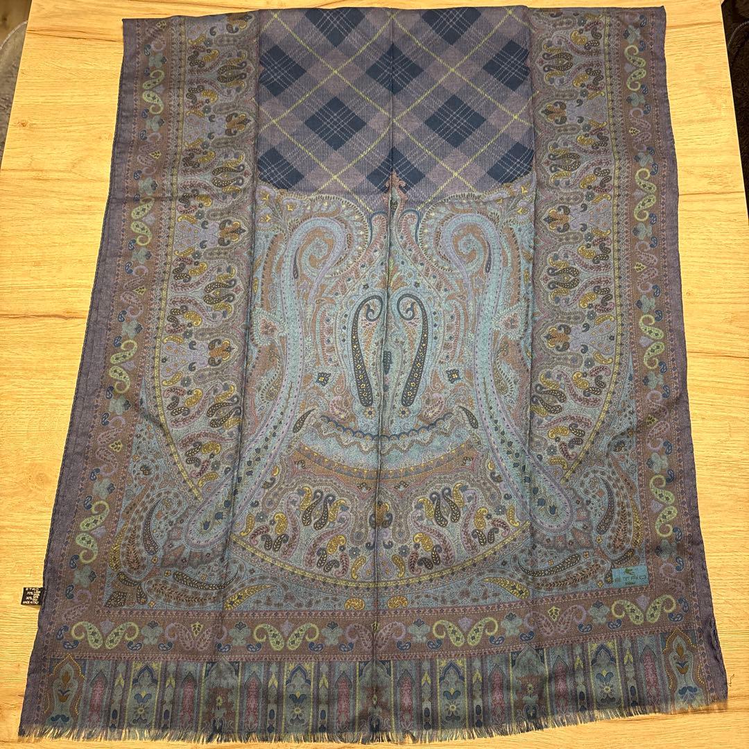ETROエトロ　ペイズリー　大判ストール
