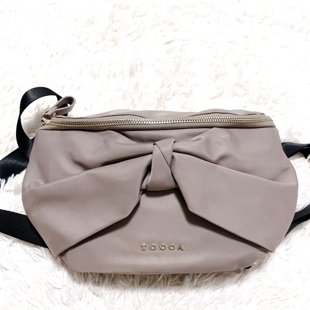 shina TOCCA 撥水　RIBBON KNOT BODY BAG