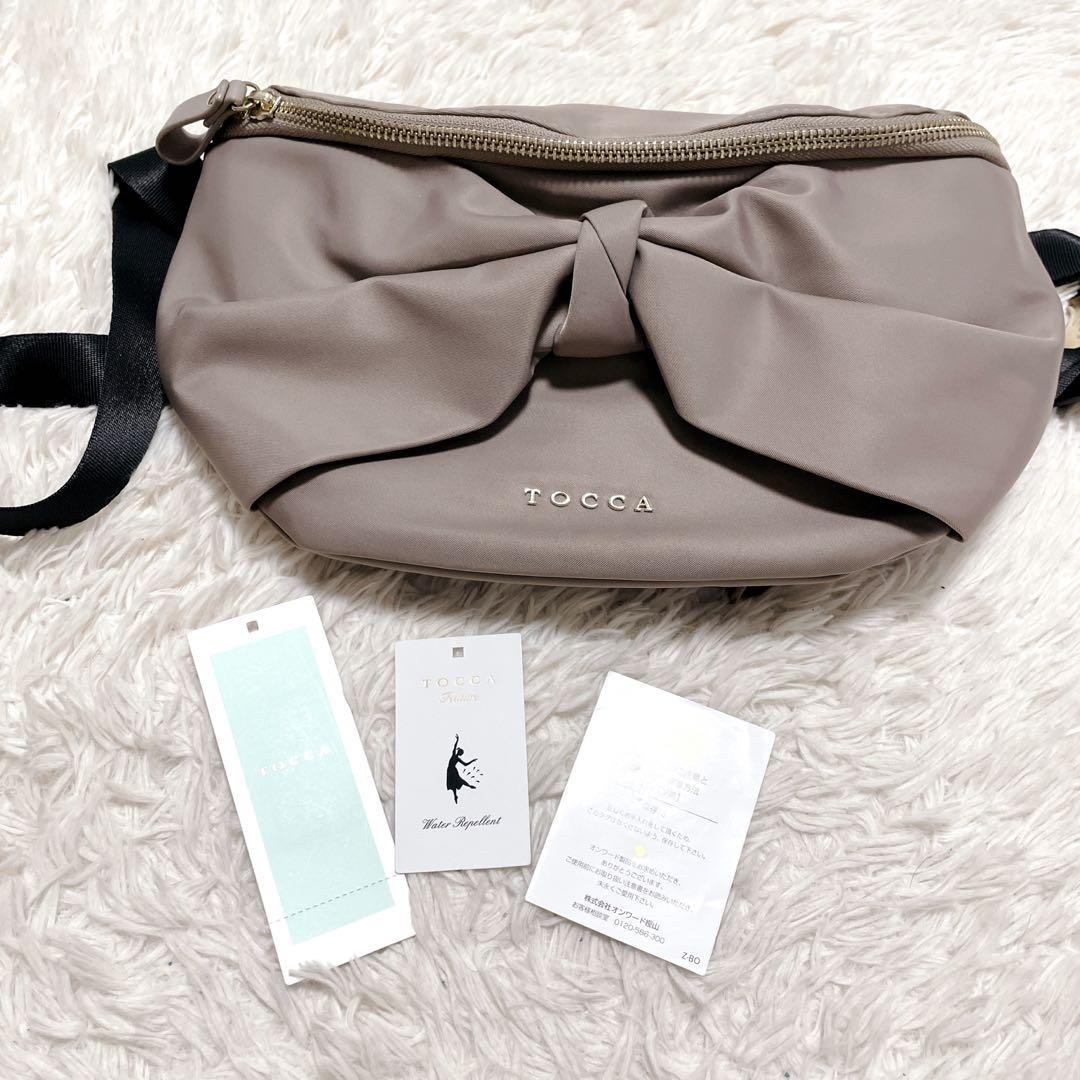 shina TOCCA 撥水　RIBBON KNOT BODY BAG