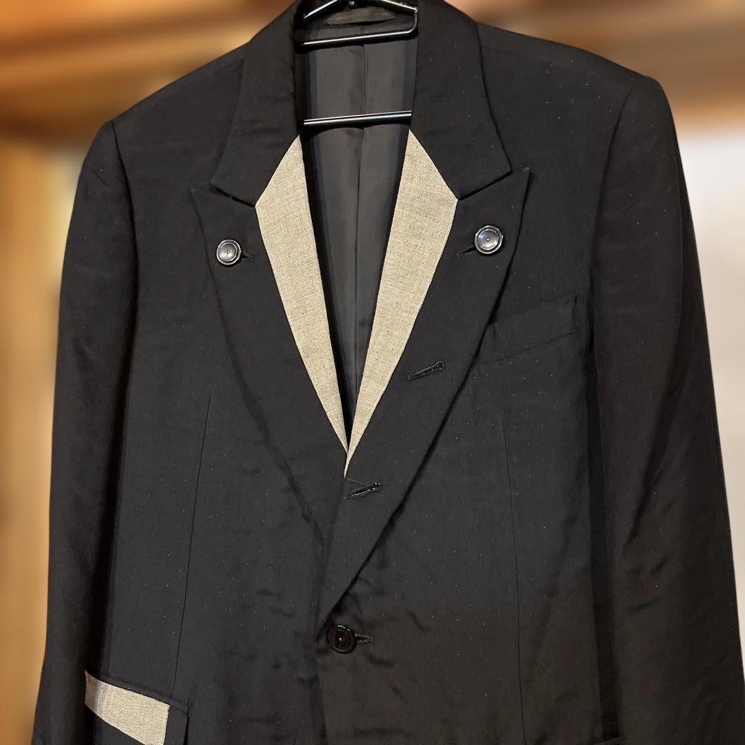 yohji yamamoto y's 切り替え テーラードジャケット 1 背ロゴ