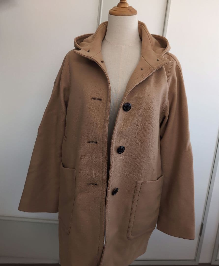 TOMORROWLAND COLLECTION フーデットコート　 カシミヤ混