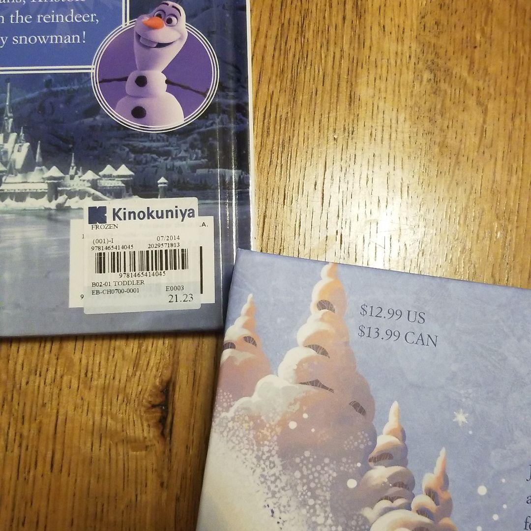 ディズニープリンセス英語絵本 アナと雪の女王 お誕生日プレゼント 洋書 dwe