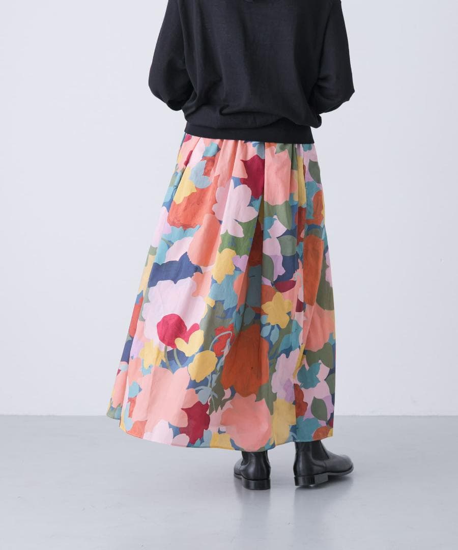 新品◆かぐれ◆リバティプリントスカート《Garden》◆アーバンリサーチ