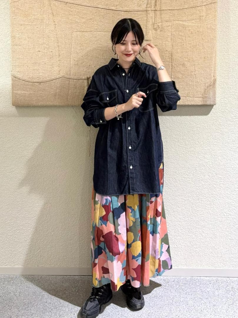 新品◆かぐれ◆リバティプリントスカート《Garden》◆アーバンリサーチ