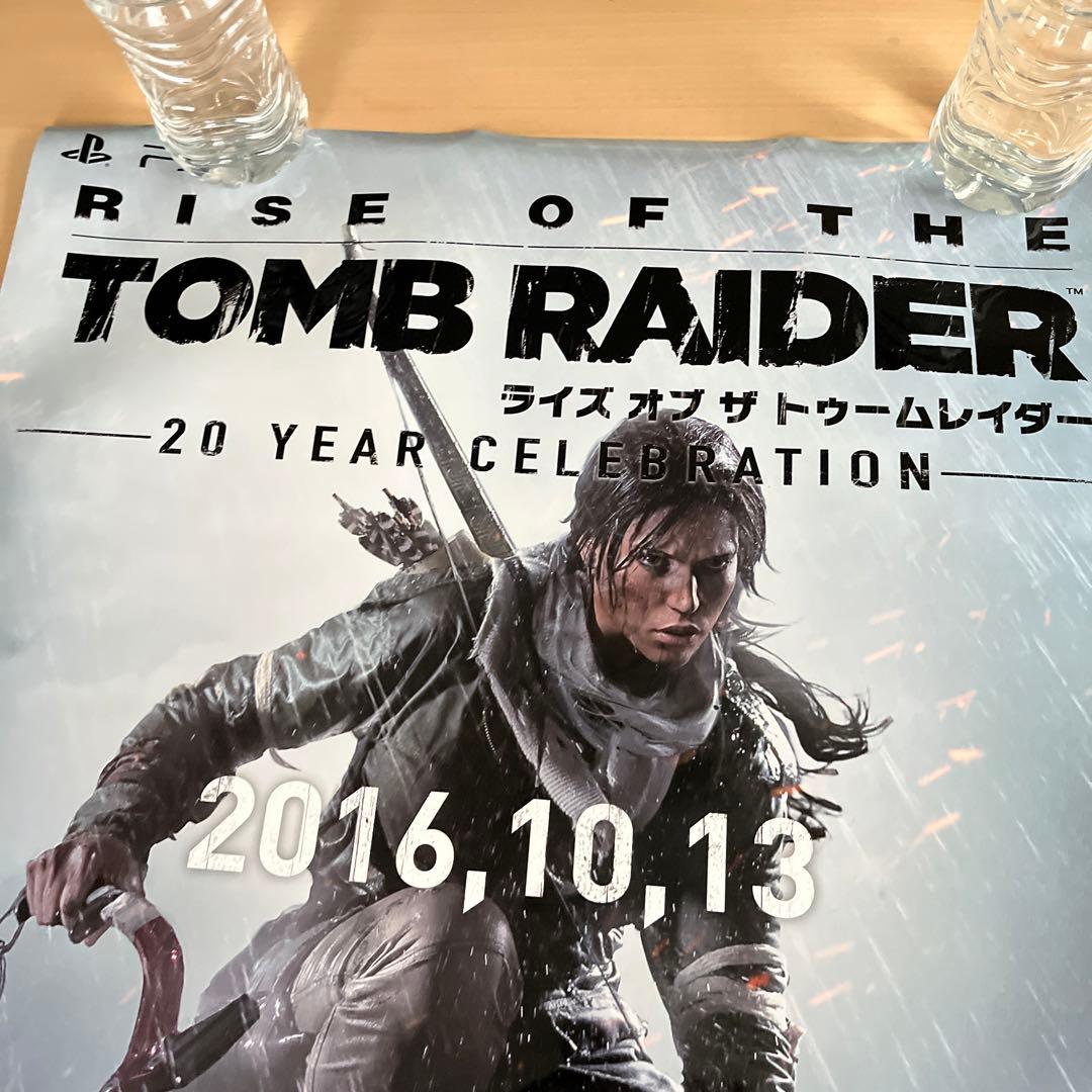 PS4 ライズ　オブ　ザ　トゥームレイダー　非売品ゲームポスター