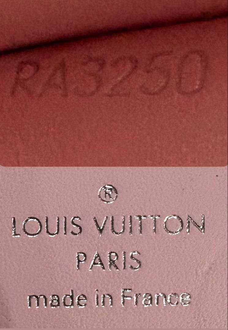 LOUIS VUITTON ピンク 三つ折り財布