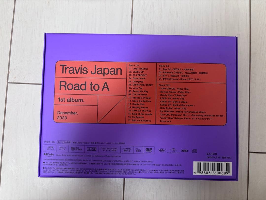 邦楽 Travis Japan/Road to A