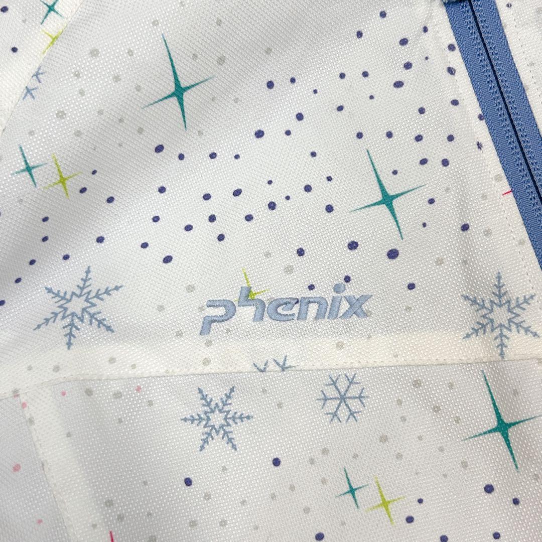【美品】phenix スキーウェア サイズ140 白×水色