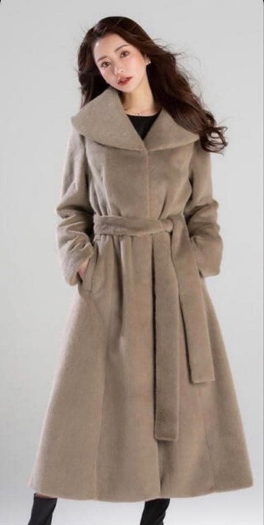 【購入者決まってます】美品 EmiriaWiz ロングコート M ベージュ
