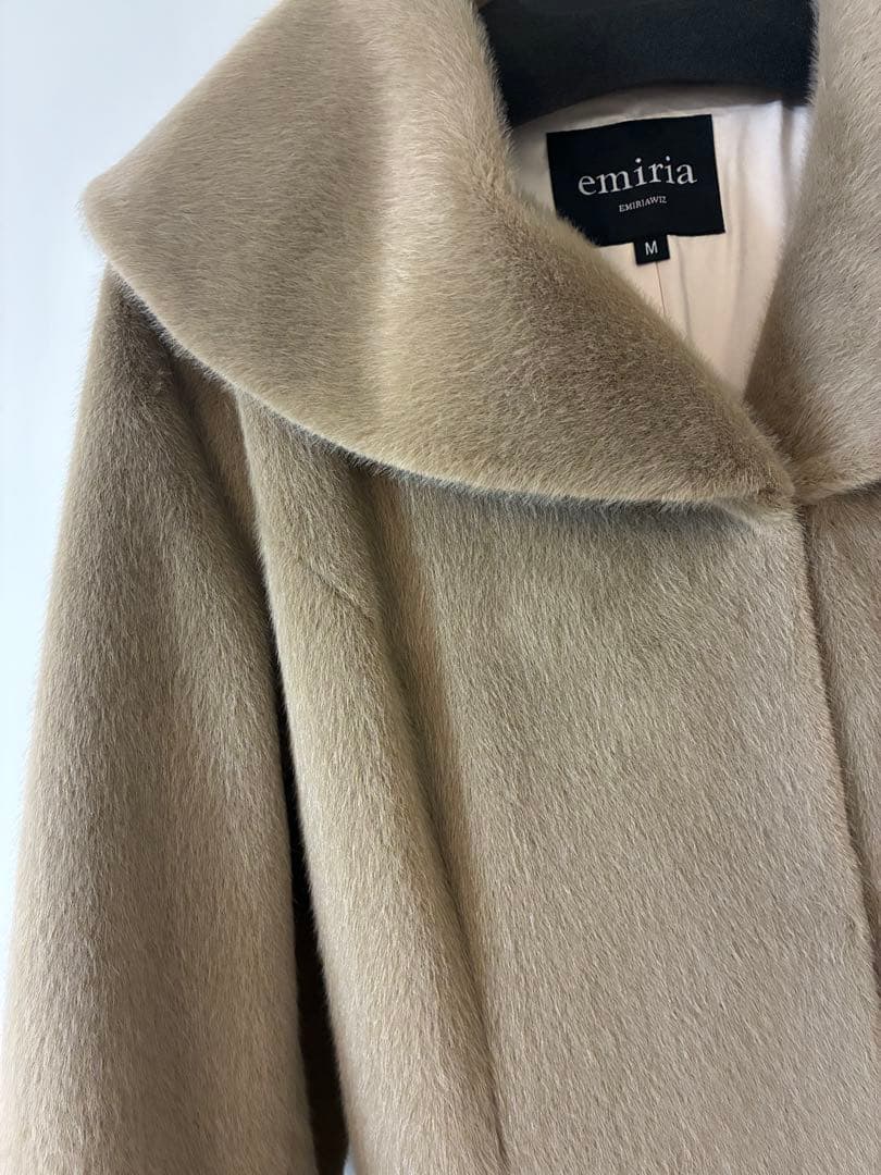 【購入者決まってます】美品 EmiriaWiz ロングコート M ベージュ