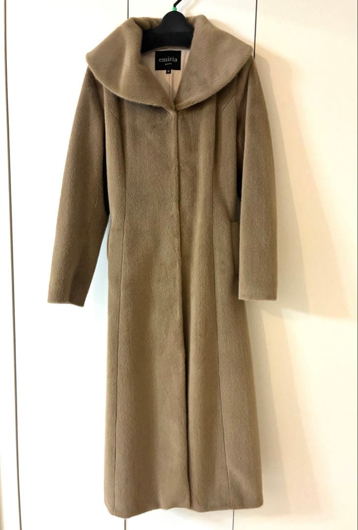 【購入者決まってます】美品 EmiriaWiz ロングコート M ベージュ