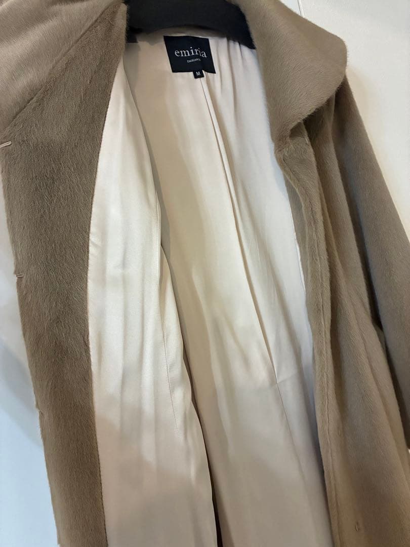 【購入者決まってます】美品 EmiriaWiz ロングコート M ベージュ