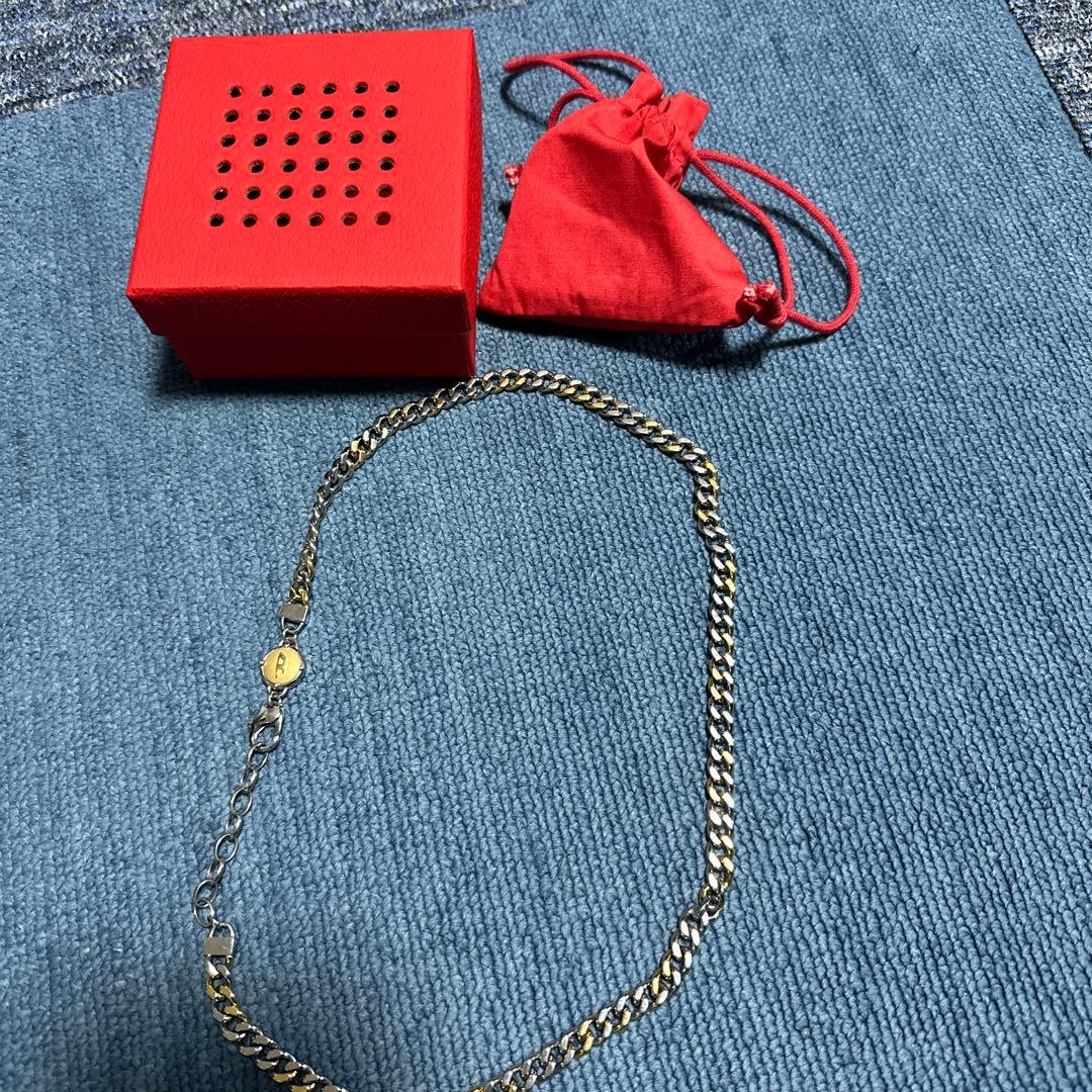 DIESEL チェーンネックレス シルバー ゴールド