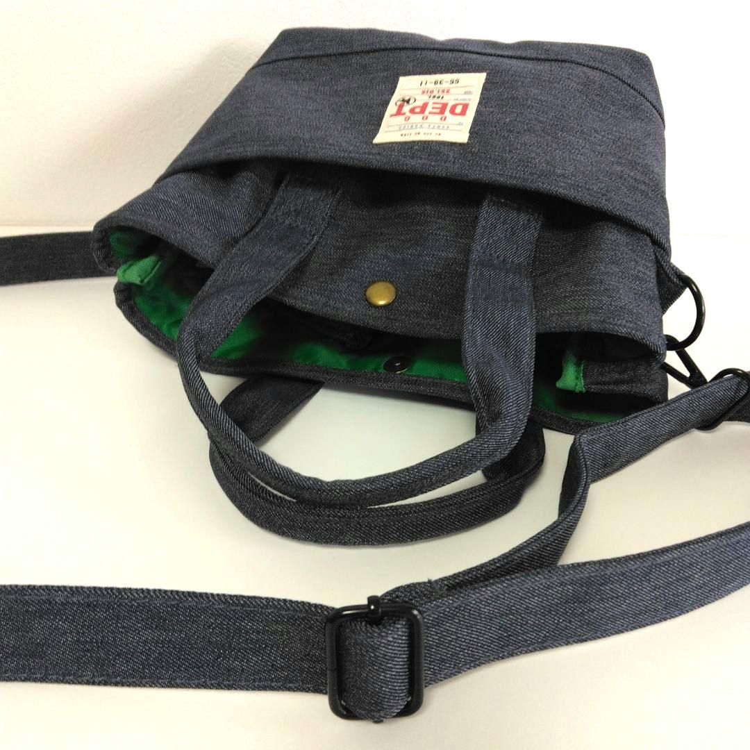 未使用　デニムライクお散歩バッグ　DOGDEPT