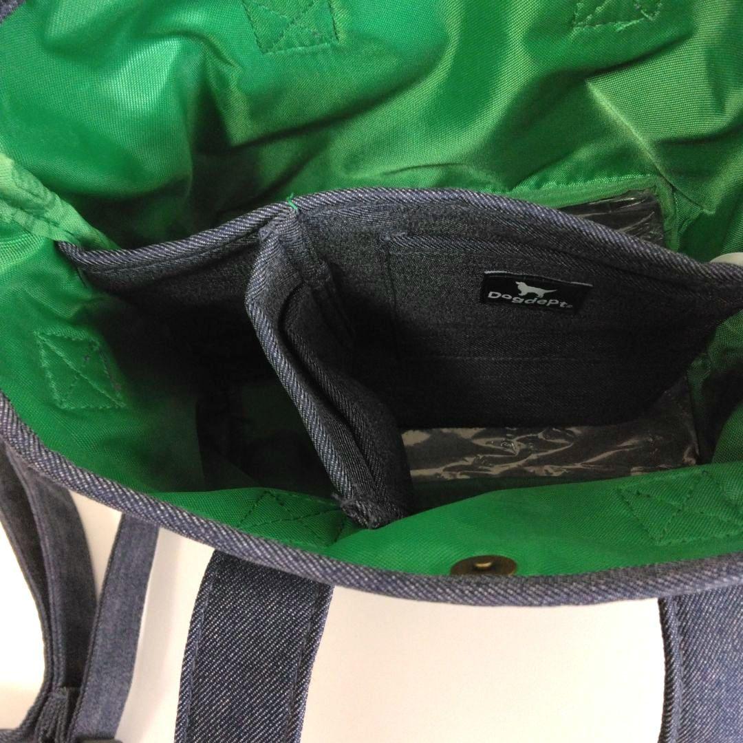 未使用　デニムライクお散歩バッグ　DOGDEPT