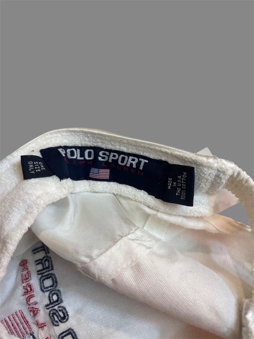 90s polo sport ポロスポーツ　ポロスポ　キャップ　ラルフローレン
