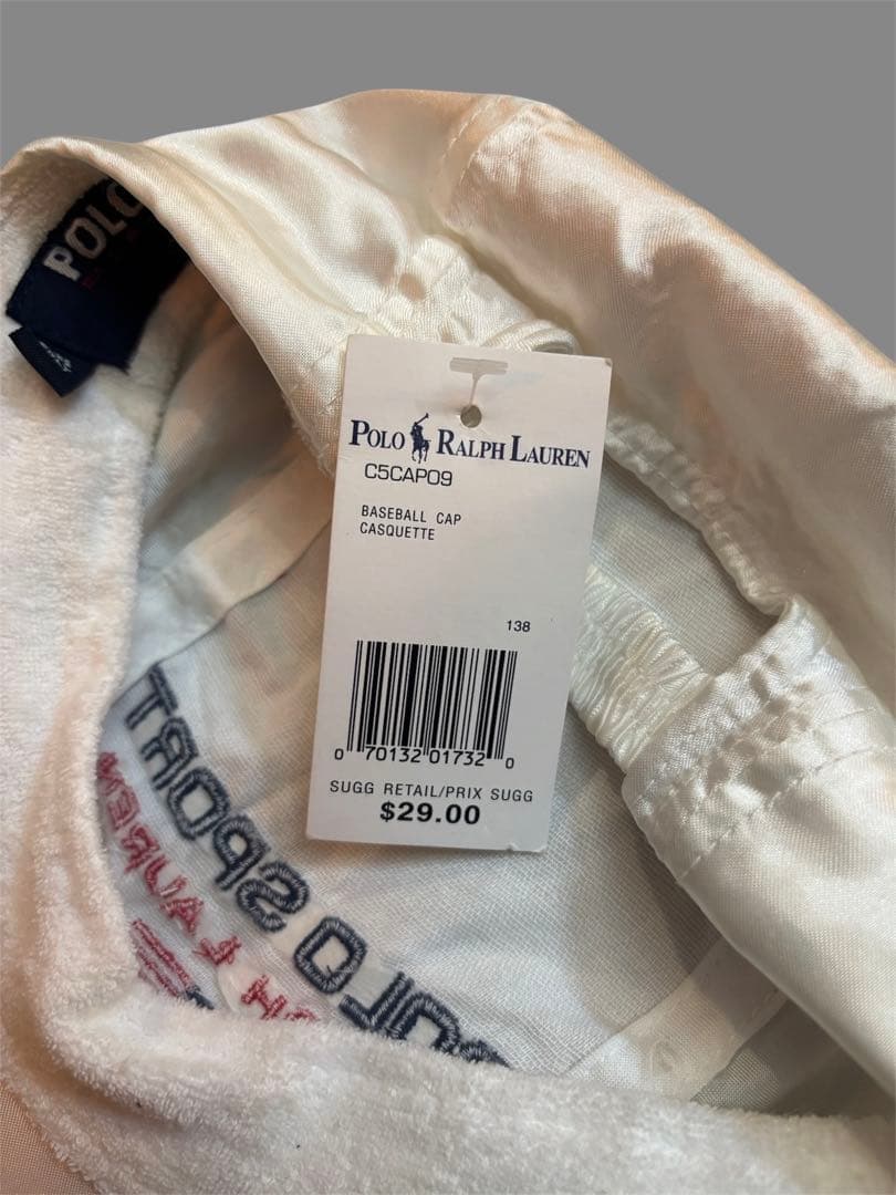 90s polo sport ポロスポーツ　ポロスポ　キャップ　ラルフローレン