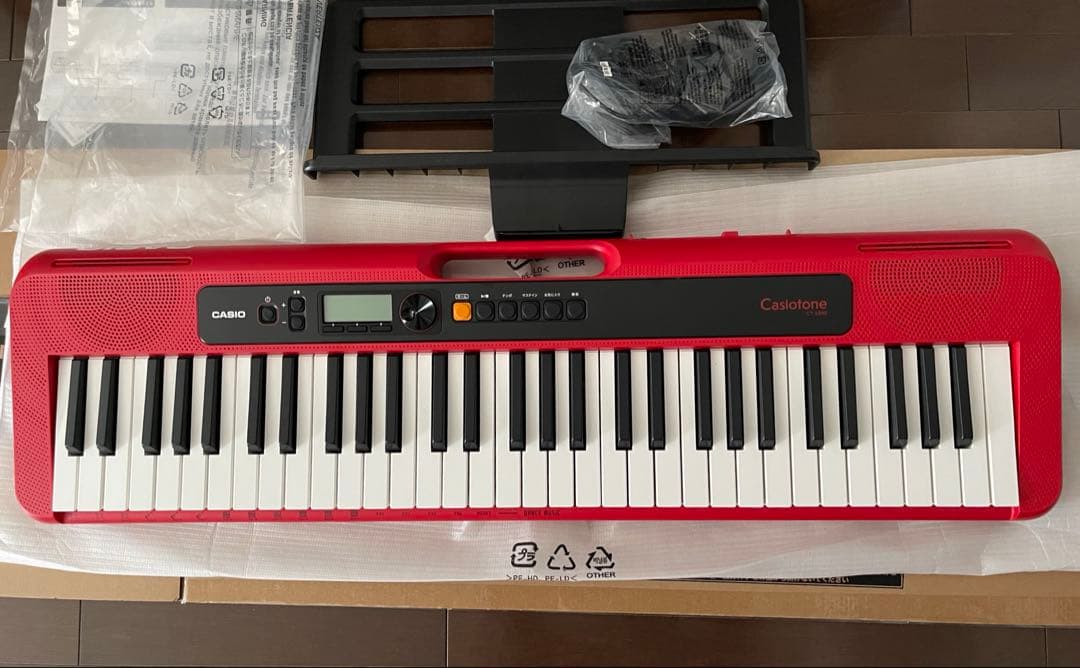 カシオ Casiotone CT-S200 RED 61鍵盤　美品