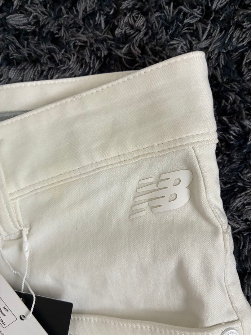 new balanceゴルフ ロングパンツ　メランジツイル　ホワイト　4