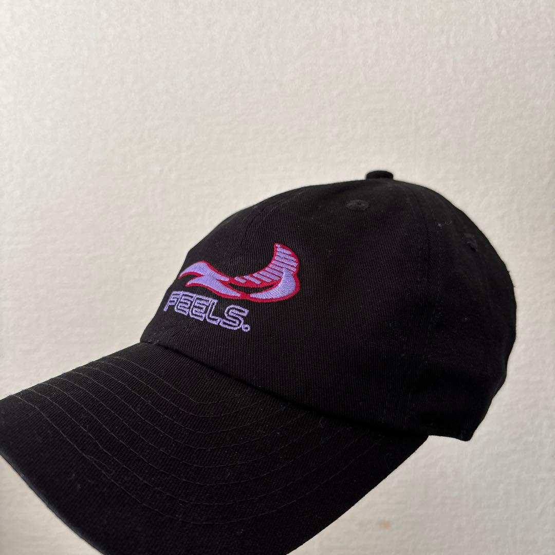帽子 FEELS LOGO CAP BLACK